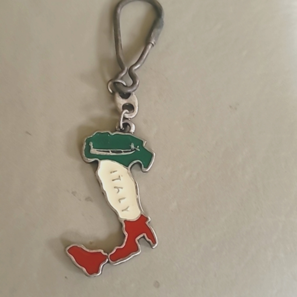 Italy Metal Key Chain Souvenir SZ S